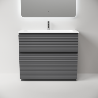 Тумба напольная под раковину Sancos Folk Floor FL100FGS 100 см Grey soft